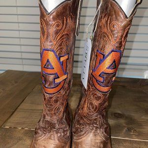 GAMEDAY Women's Wester Boots in AUBURN UNIVERSITY TIGERS  sz 7 - **NEW IN BOX**